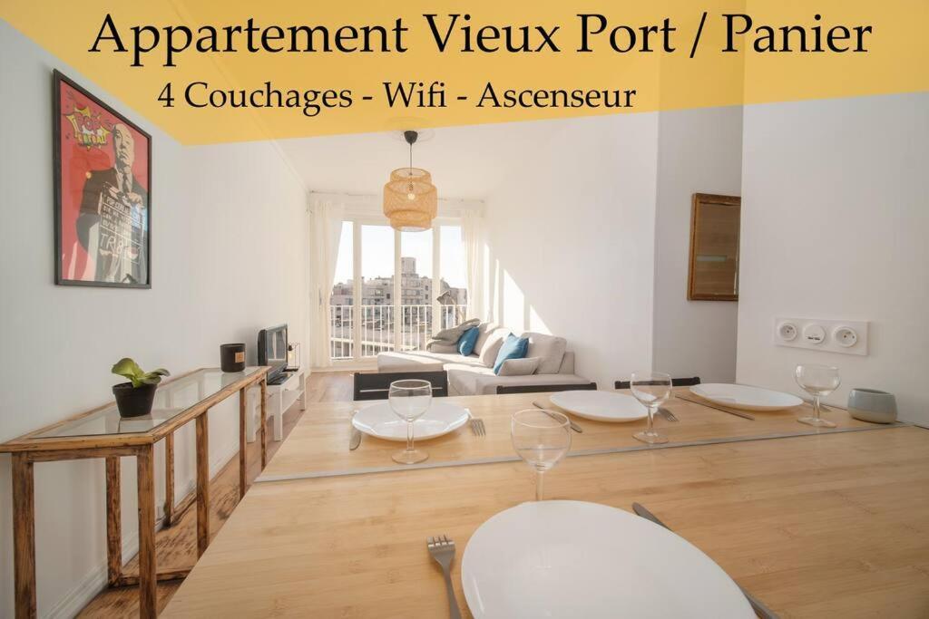 Appartement Tout Equipe Au Coeur Du Vieux Port 4 Couchages Marseille Eksteriør billede